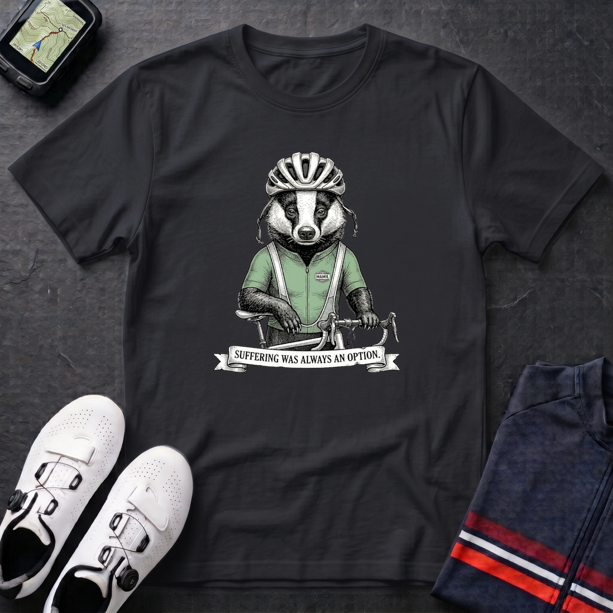 Badger Road Cyclist T-Shirt