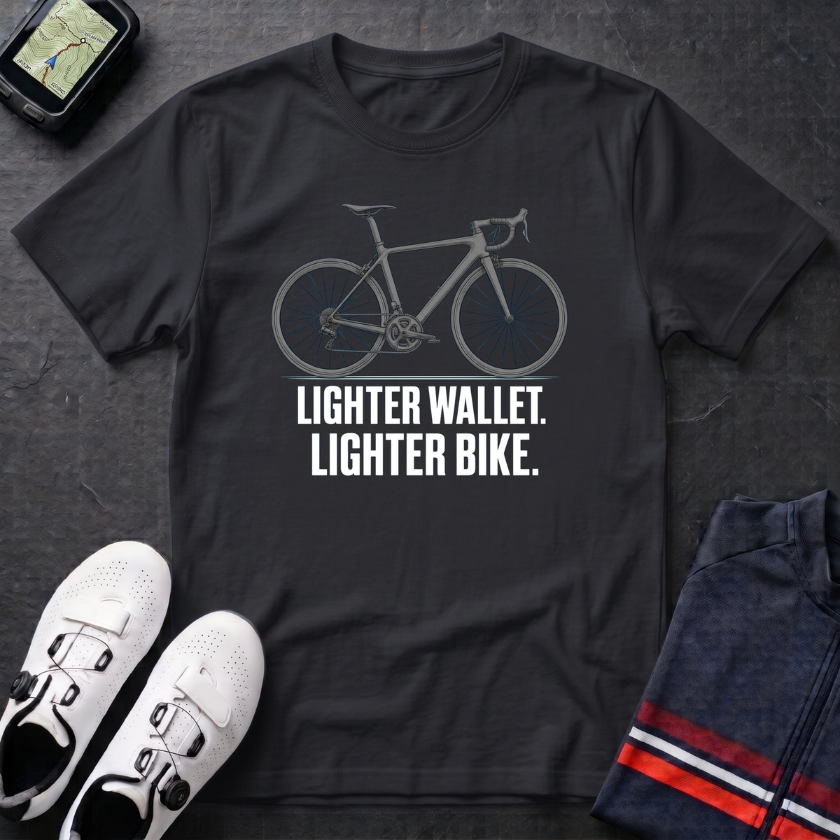 Lighter Wallet Lighter Bike T-Shirt