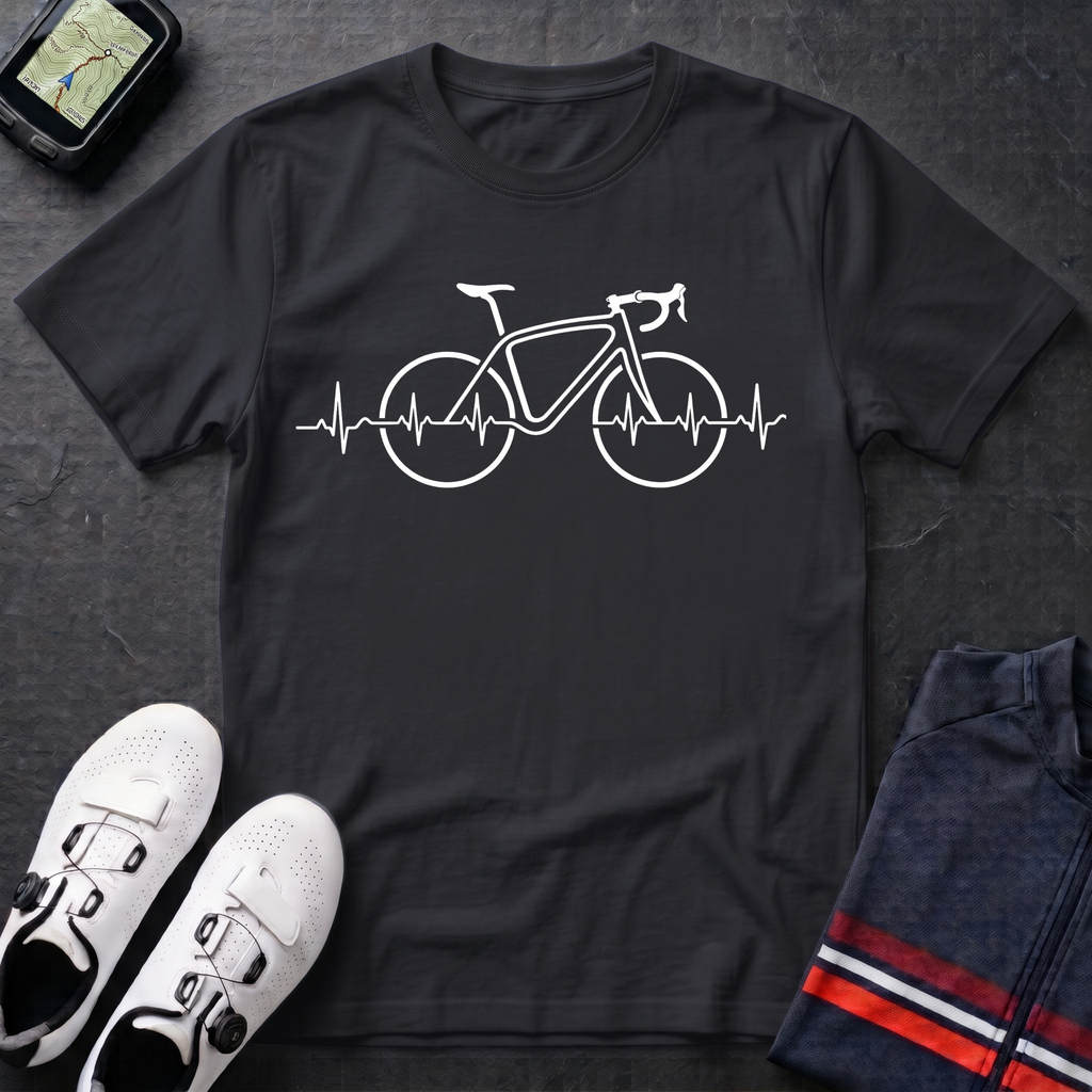 Road Bike ECG T-Shirt