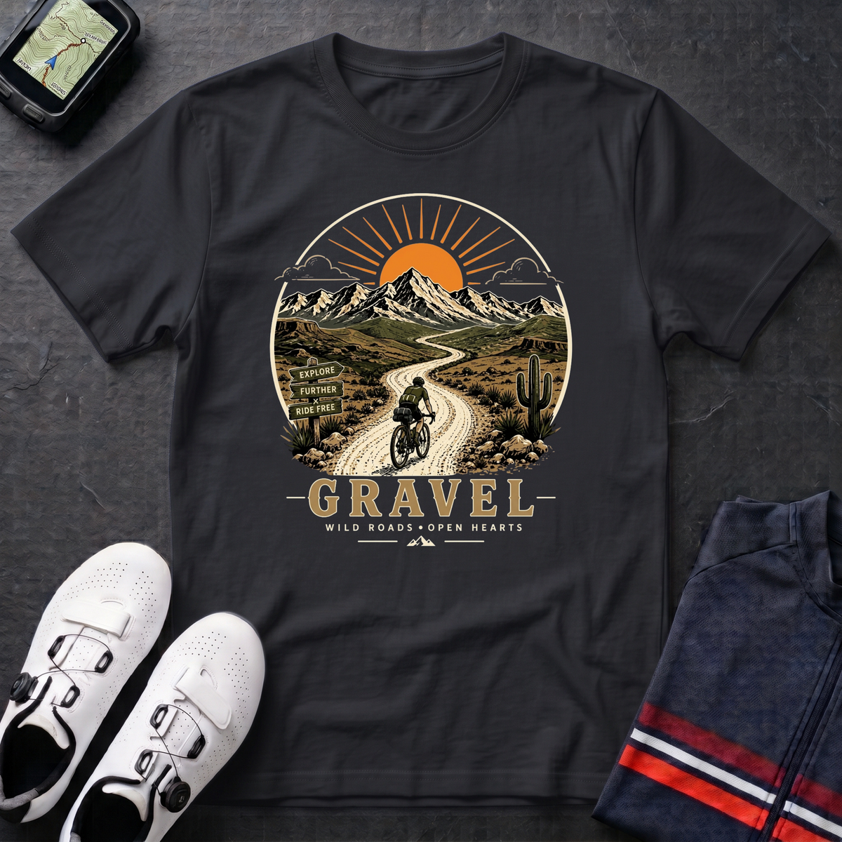 Gravel Wild Roads T-Shirt