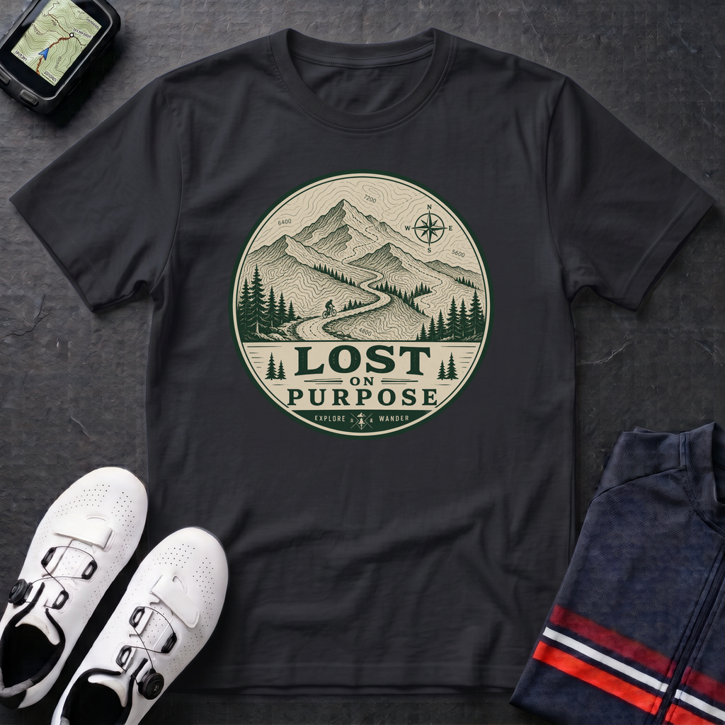 Lost On Purpose Badge T-Shirt