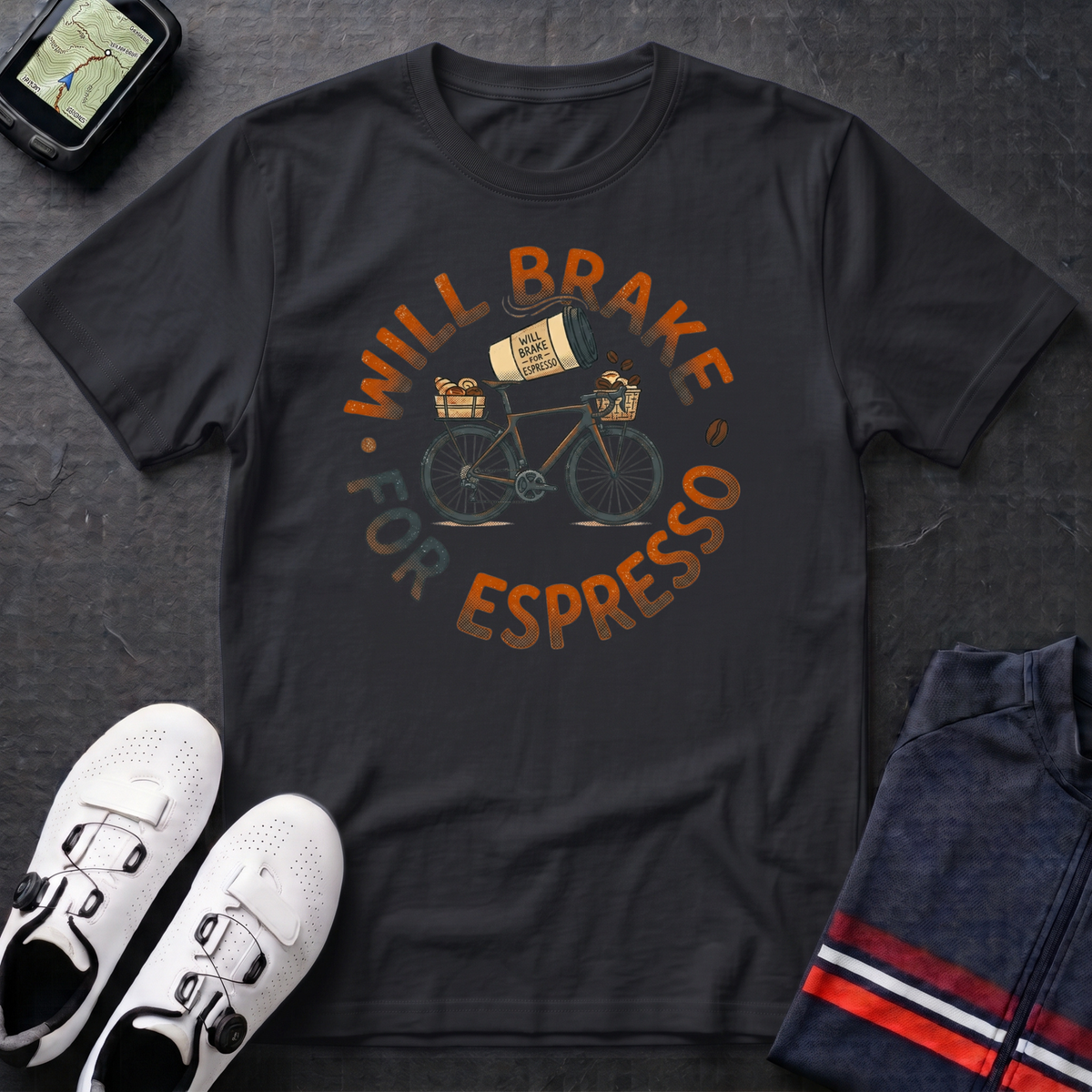 Will Brake For Espresso T-Shirt