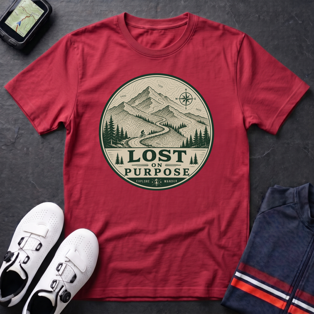 Lost On Purpose Badge T-Shirt