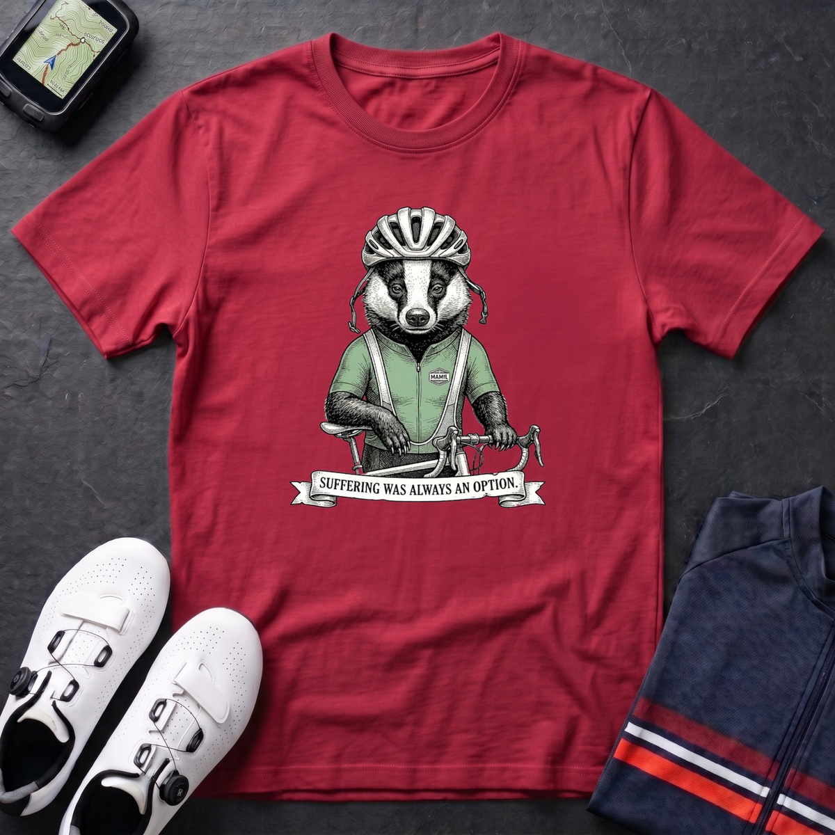 Badger Road Cyclist T-Shirt