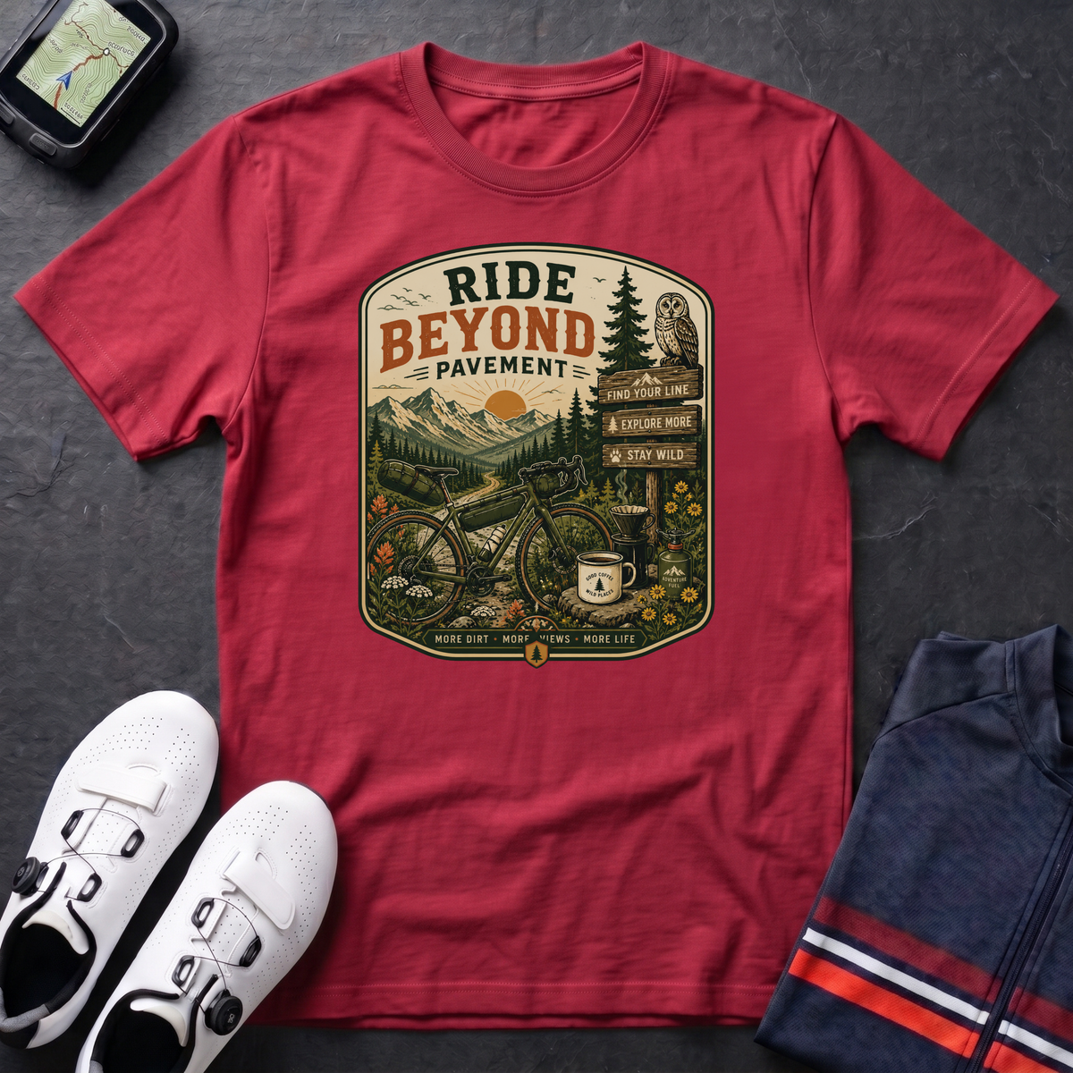 Ride Beyond Pavement T-Shirt
