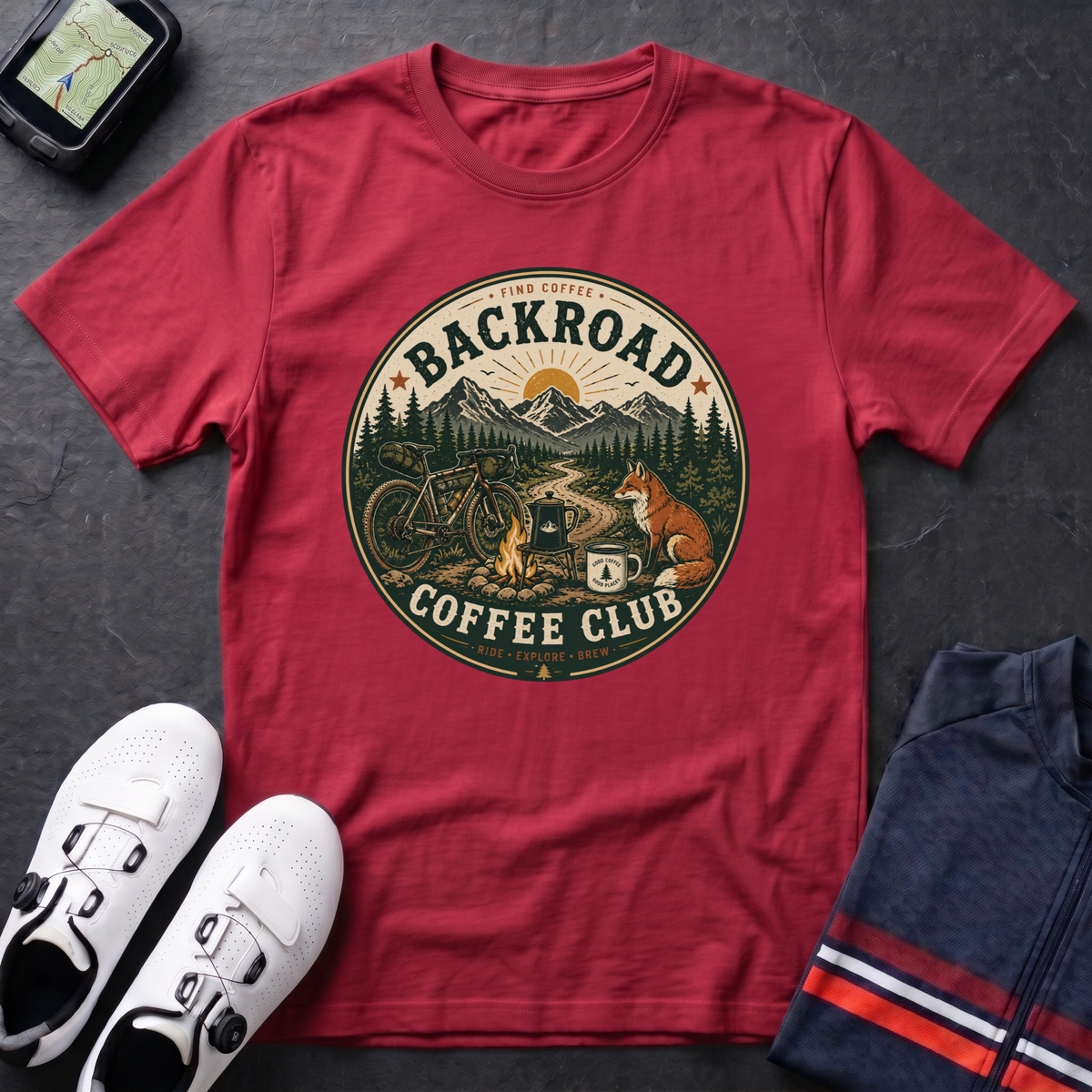 Backroad Coffee Club Badge T-Shirt