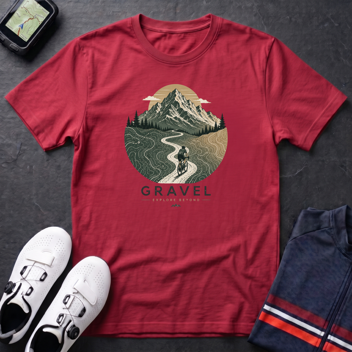 Gravel Explore Beyond T-Shirt