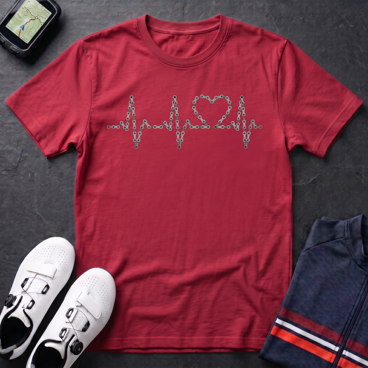 Bike Chain ECG T-Shirt