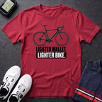 Lighter Wallet Lighter Bike T-Shirt