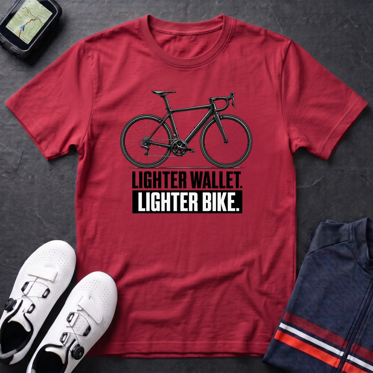 Lighter Wallet Lighter Bike T-Shirt
