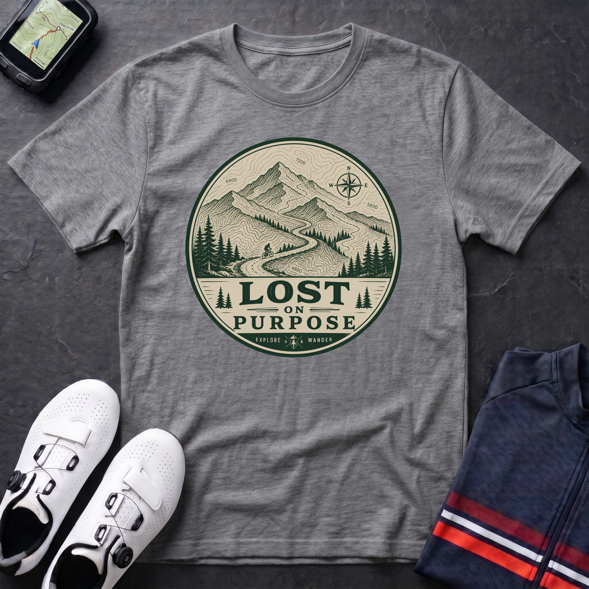 Lost On Purpose Badge T-Shirt