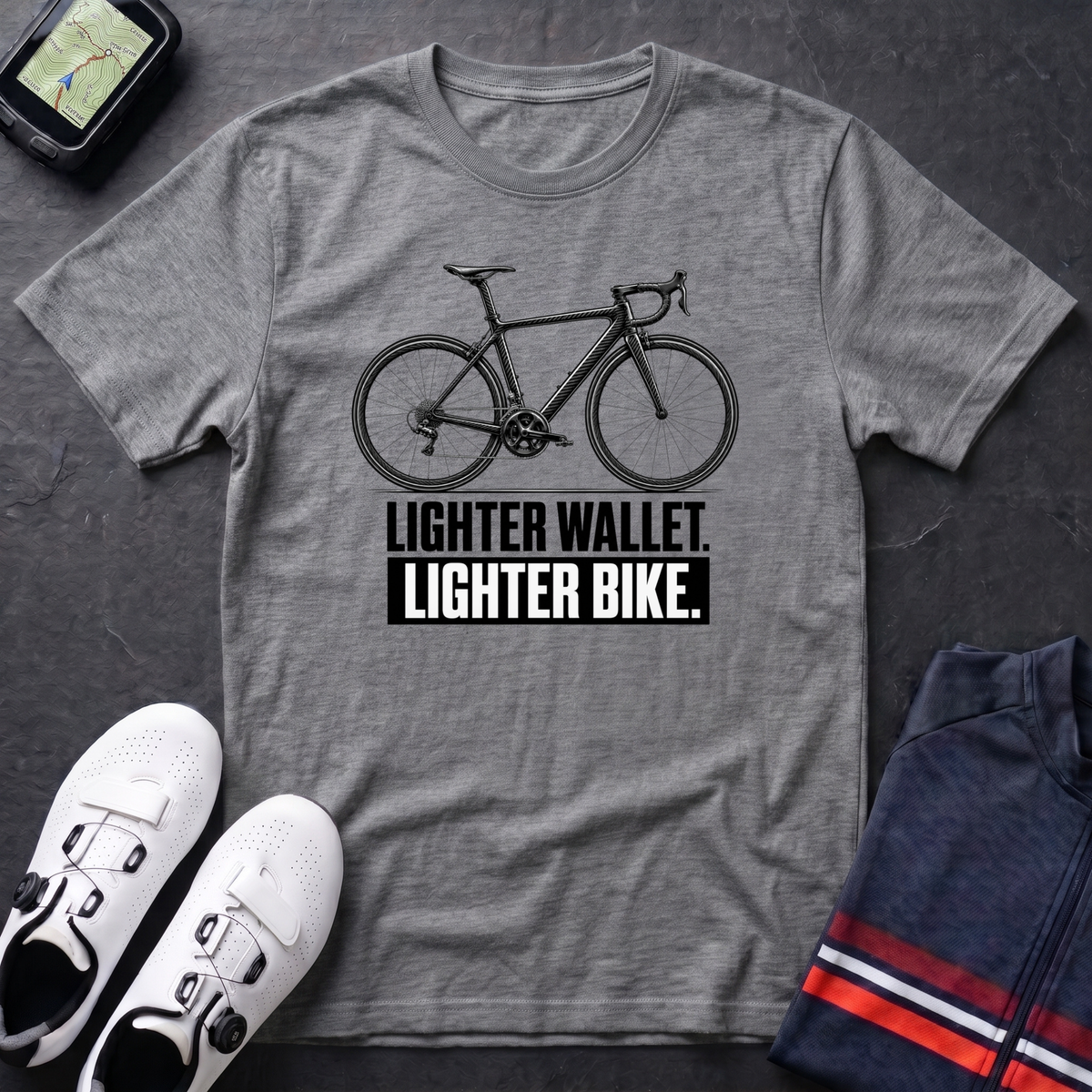 Lighter Wallet Lighter Bike T-Shirt
