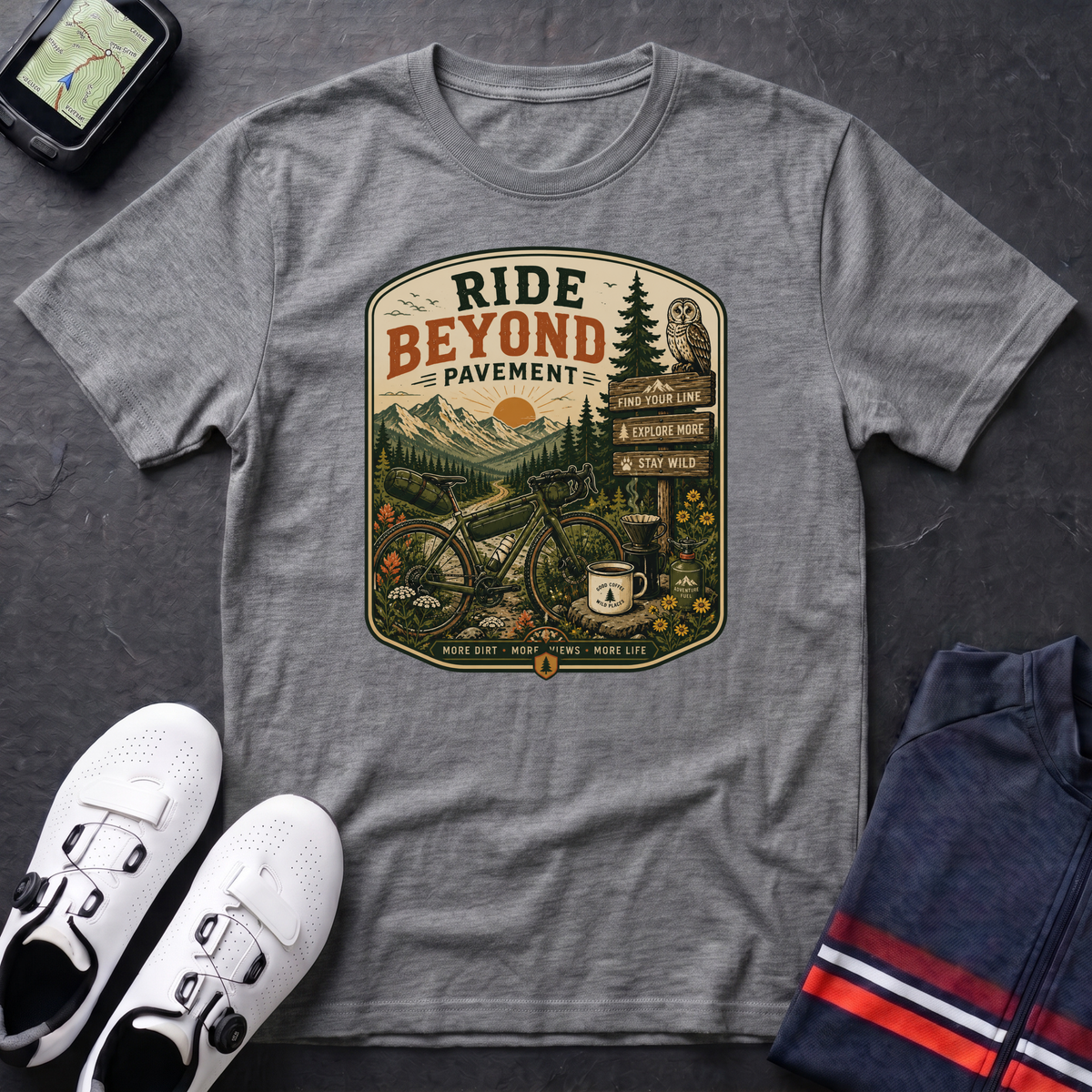 Ride Beyond Pavement T-Shirt