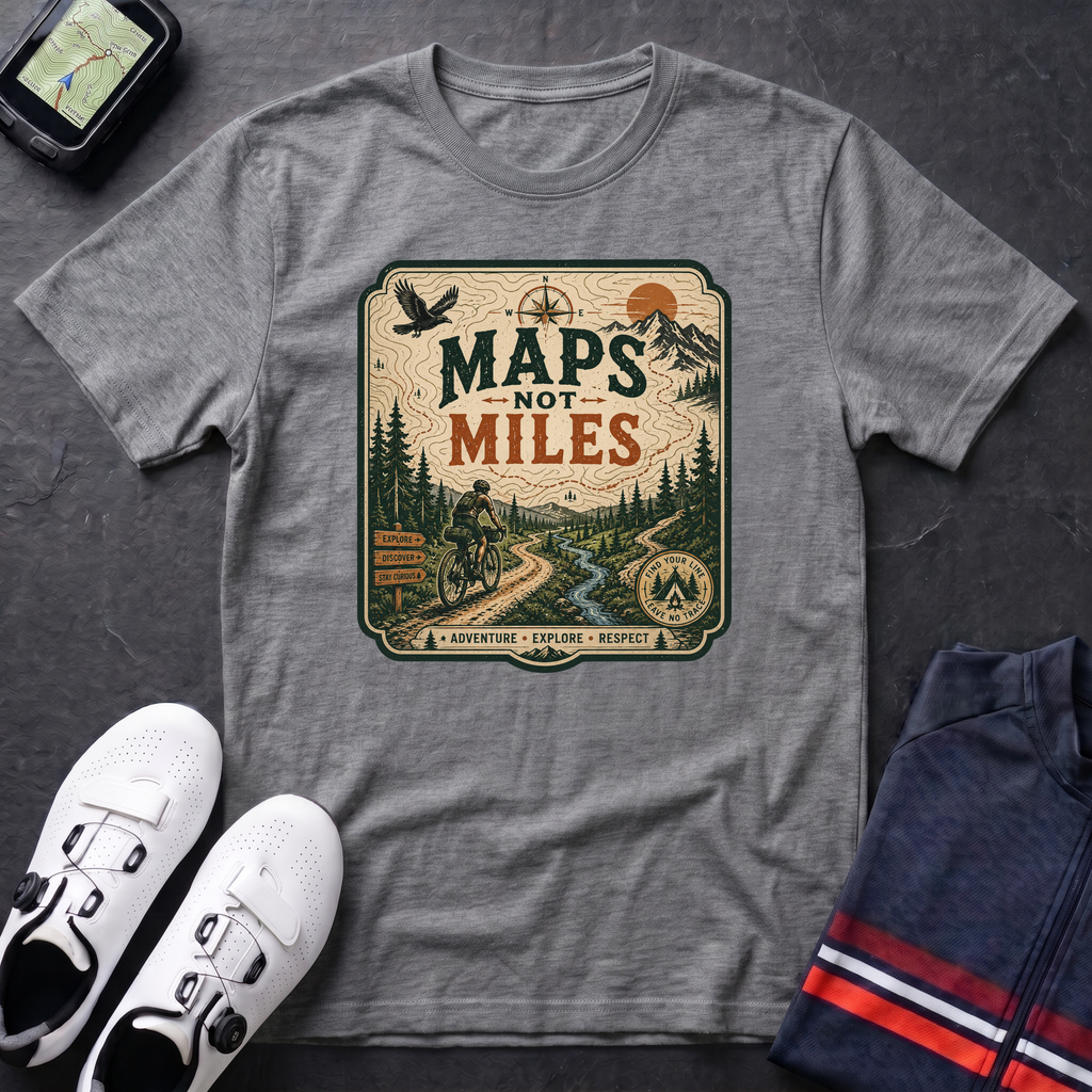 Maps Not Miles T-Shirt
