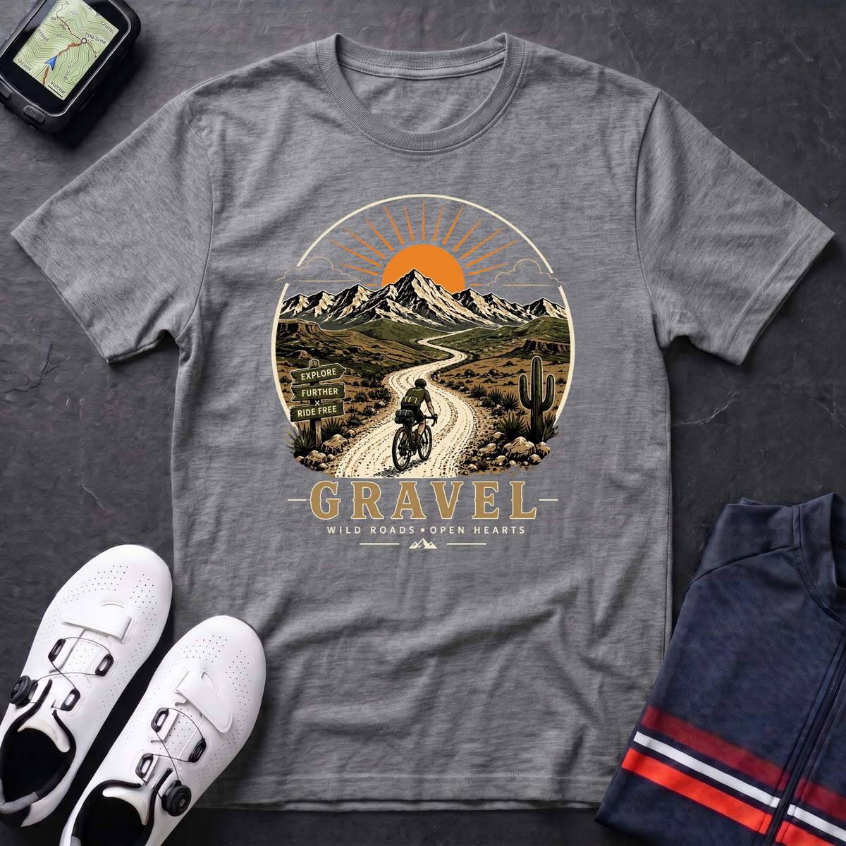 Gravel Wild Roads T-Shirt