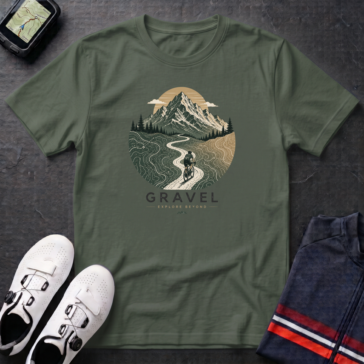 Gravel Explore Beyond T-Shirt