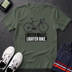 Lighter Wallet Lighter Bike T-Shirt