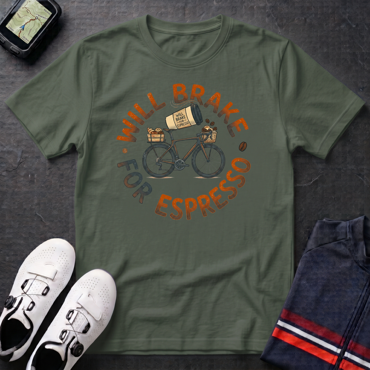Will Brake For Espresso T-Shirt