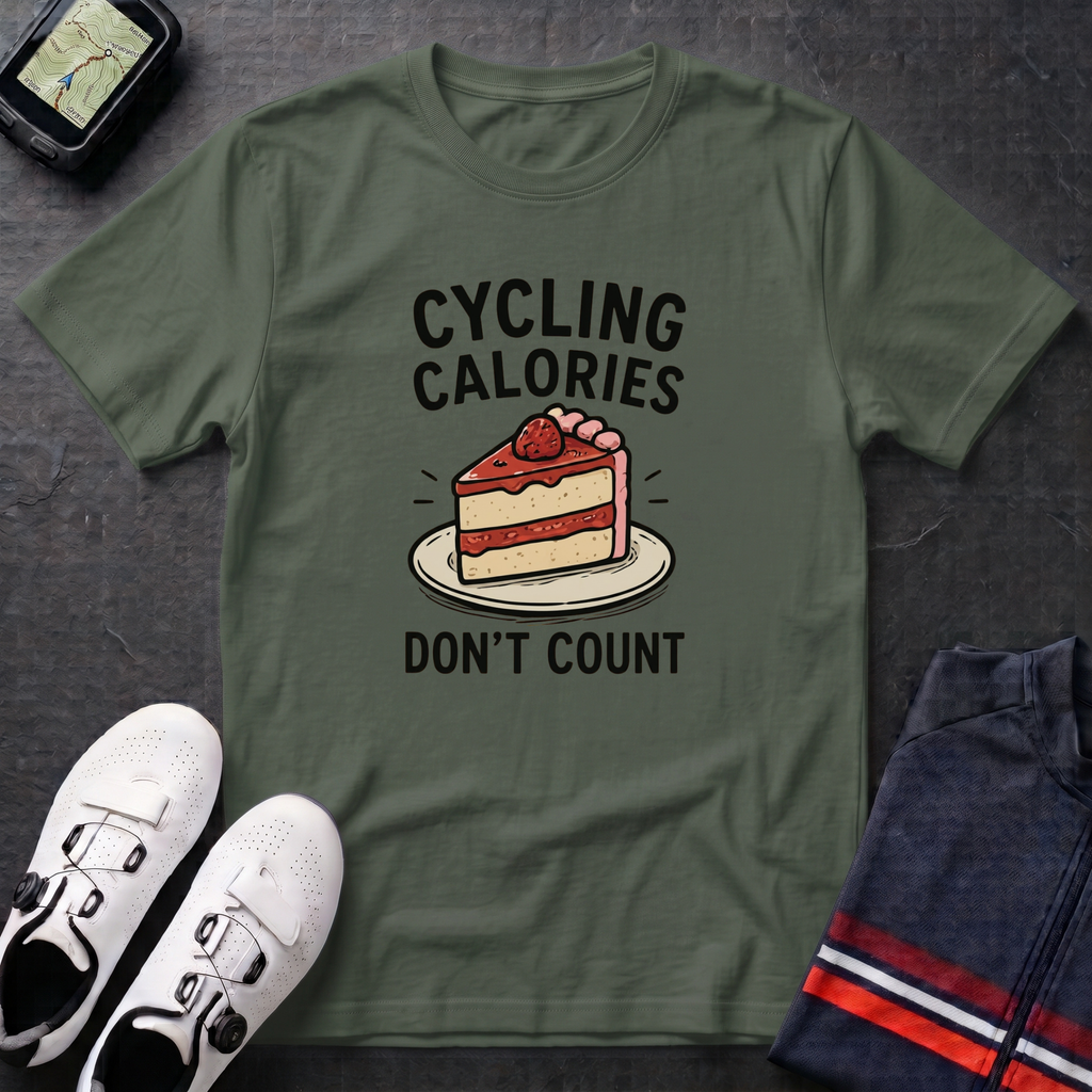 Cyclng Calories Don't Count T-Shirt