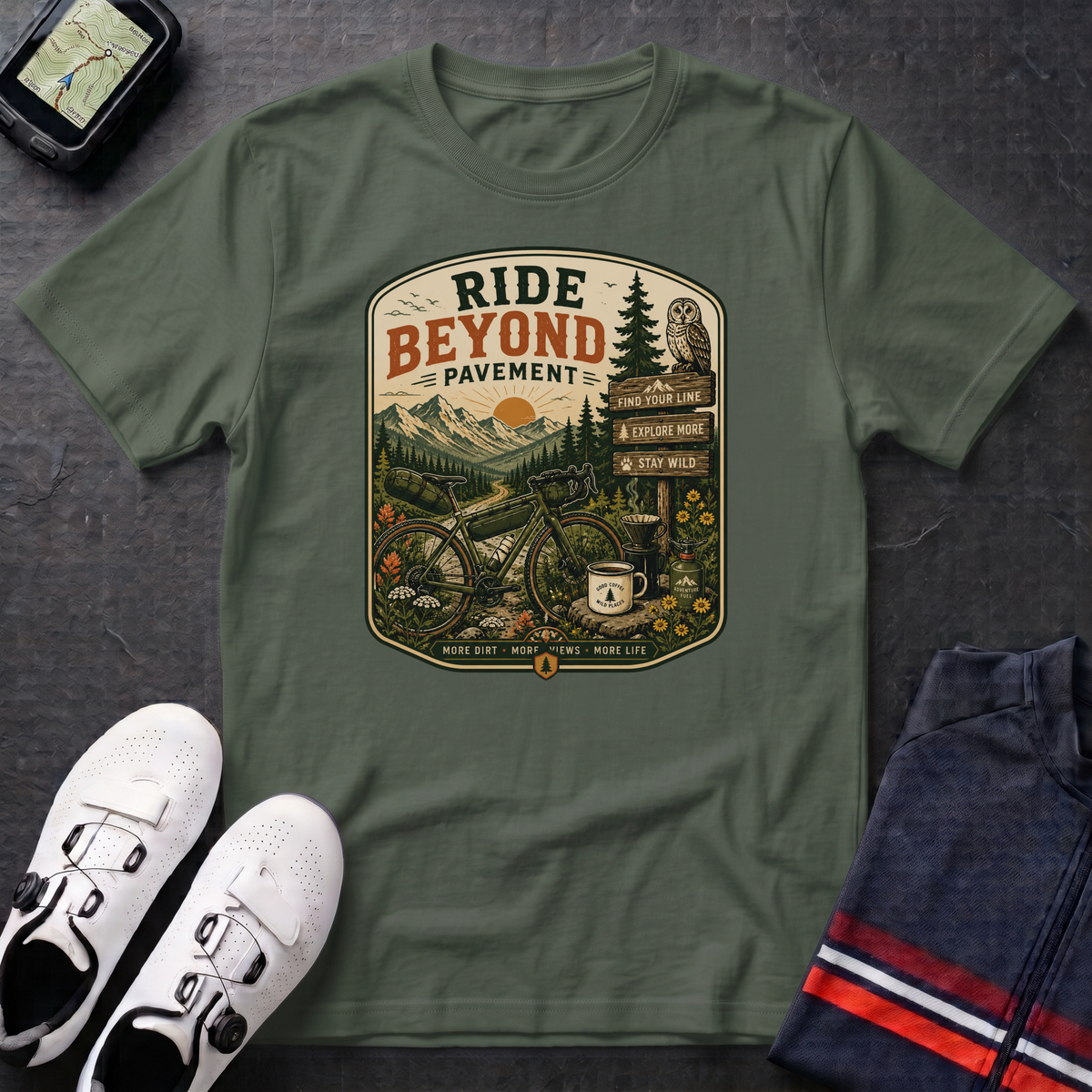 Ride Beyond Pavement T-Shirt