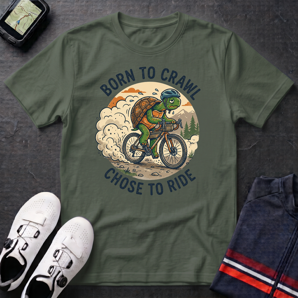 Turtle Born to Crawl T-Shirt