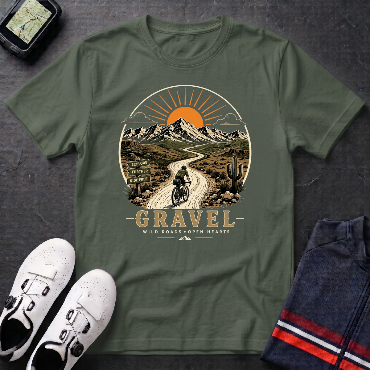 Gravel Wild Roads T-Shirt