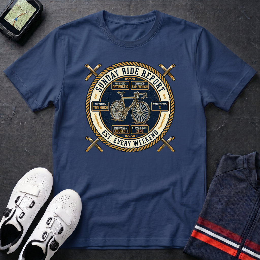 Sunday Ride Report T-Shirt