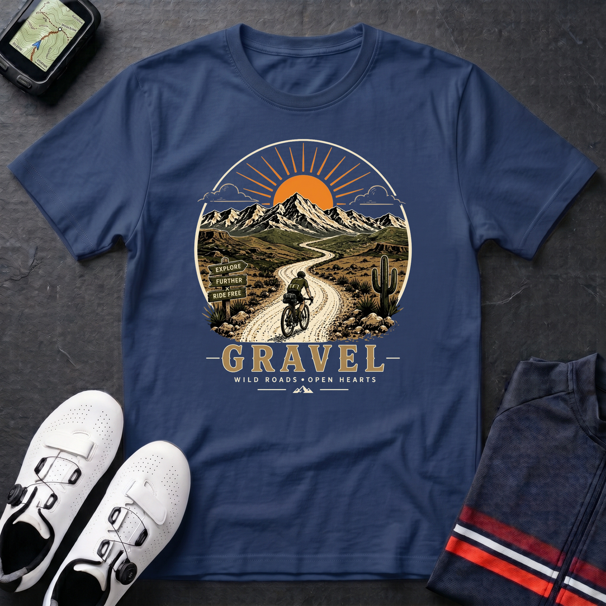 Gravel Wild Roads T-Shirt