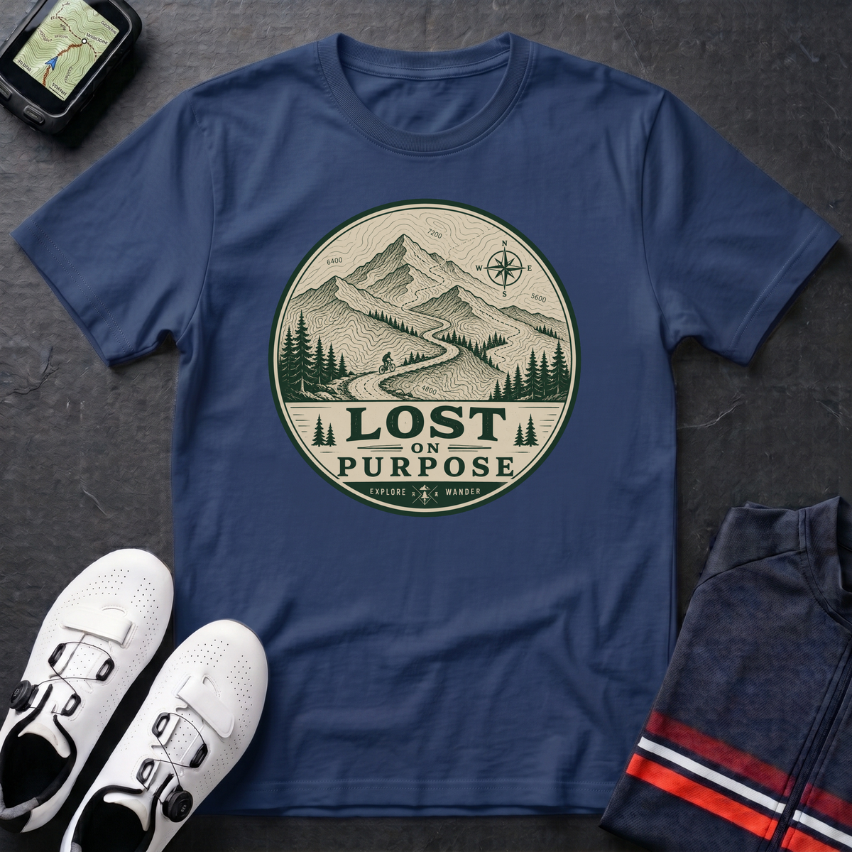 Lost On Purpose Badge T-Shirt