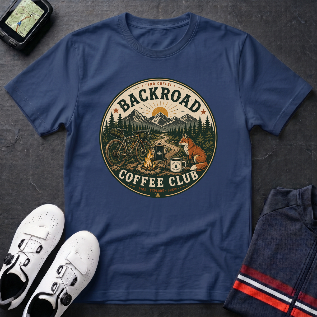 Backroad Coffee Club Badge T-Shirt