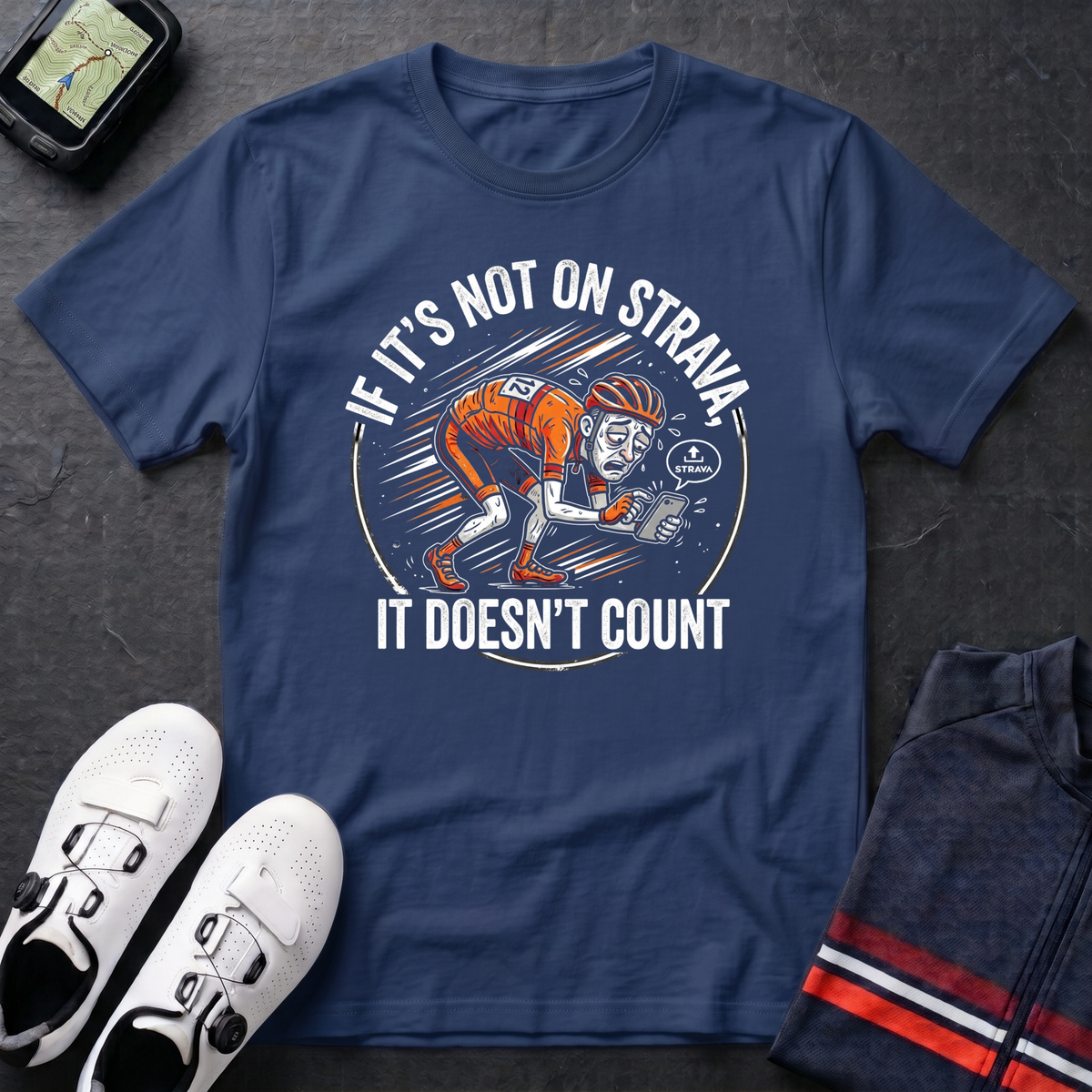 If It's Not On Strava T-Shirt