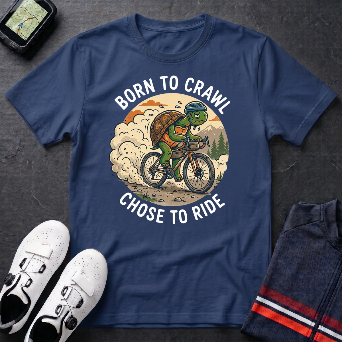 Turtle Born to Crawl T-Shirt