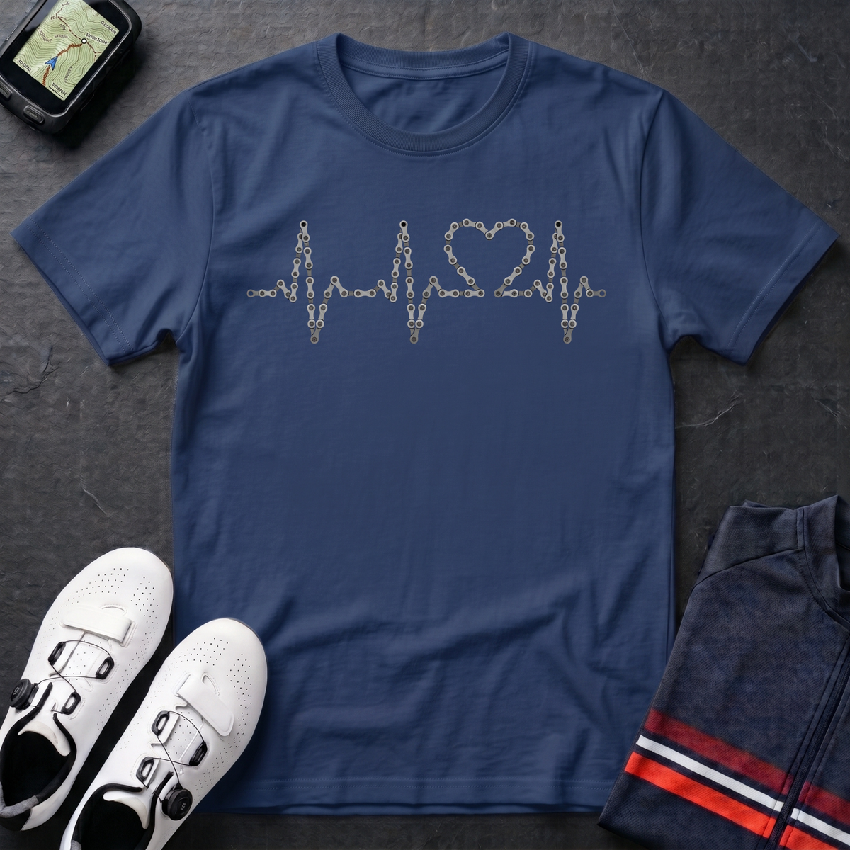 Bike Chain ECG T-Shirt