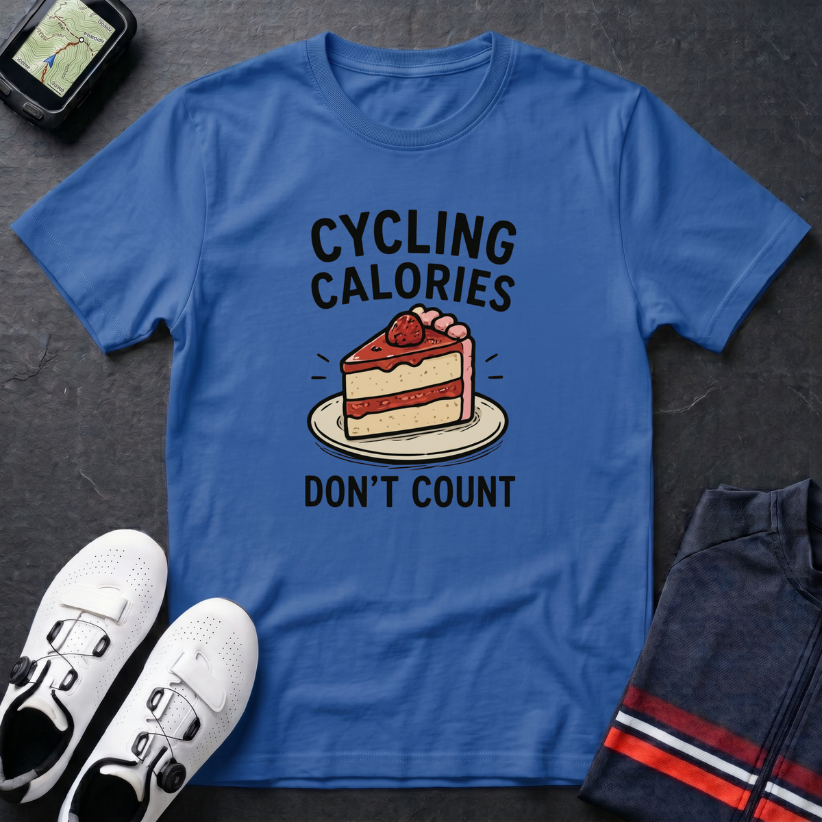 Cyclng Calories Don't Count T-Shirt
