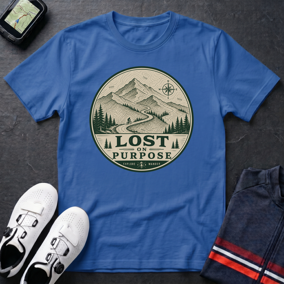 Lost On Purpose Badge T-Shirt