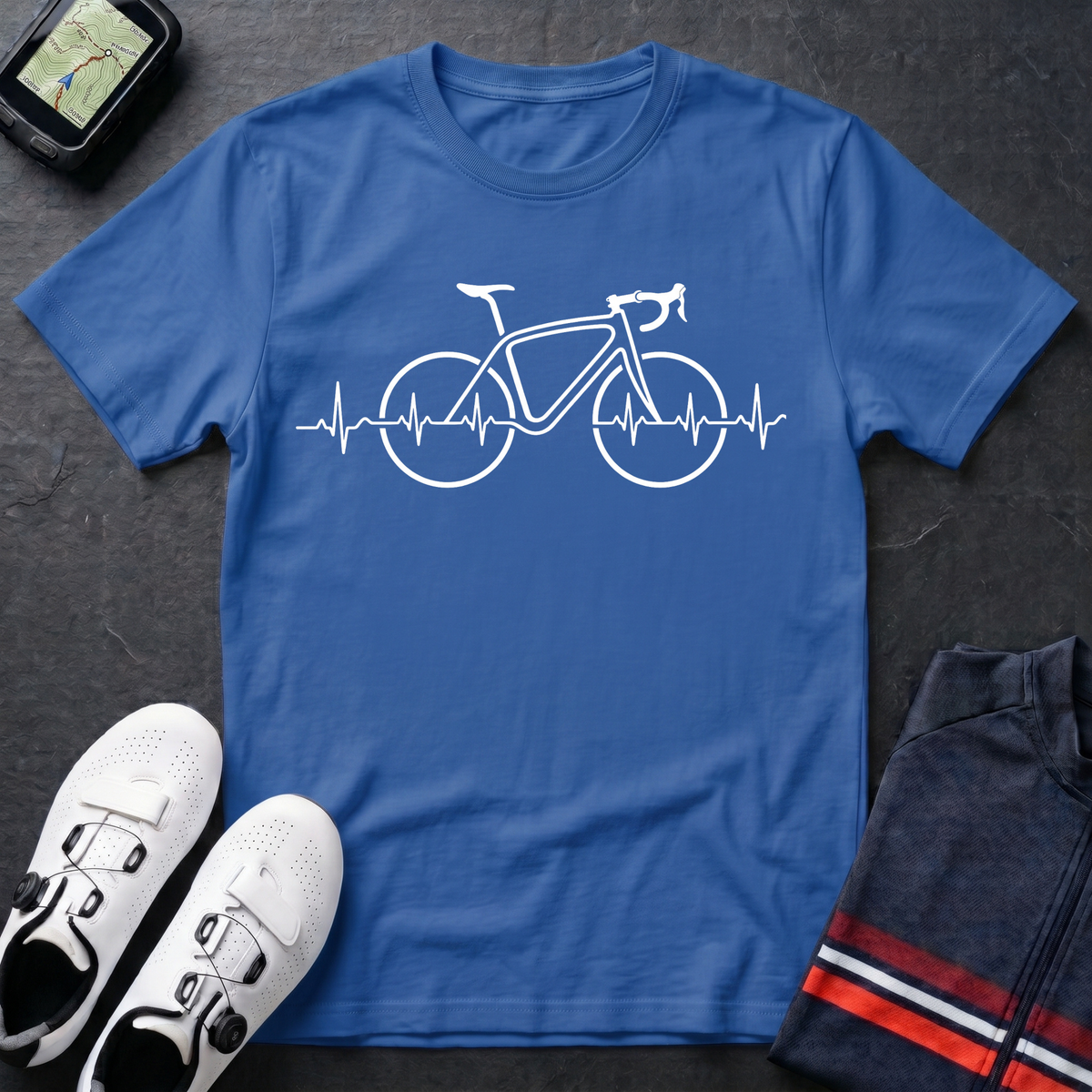 Road Bike ECG T-Shirt