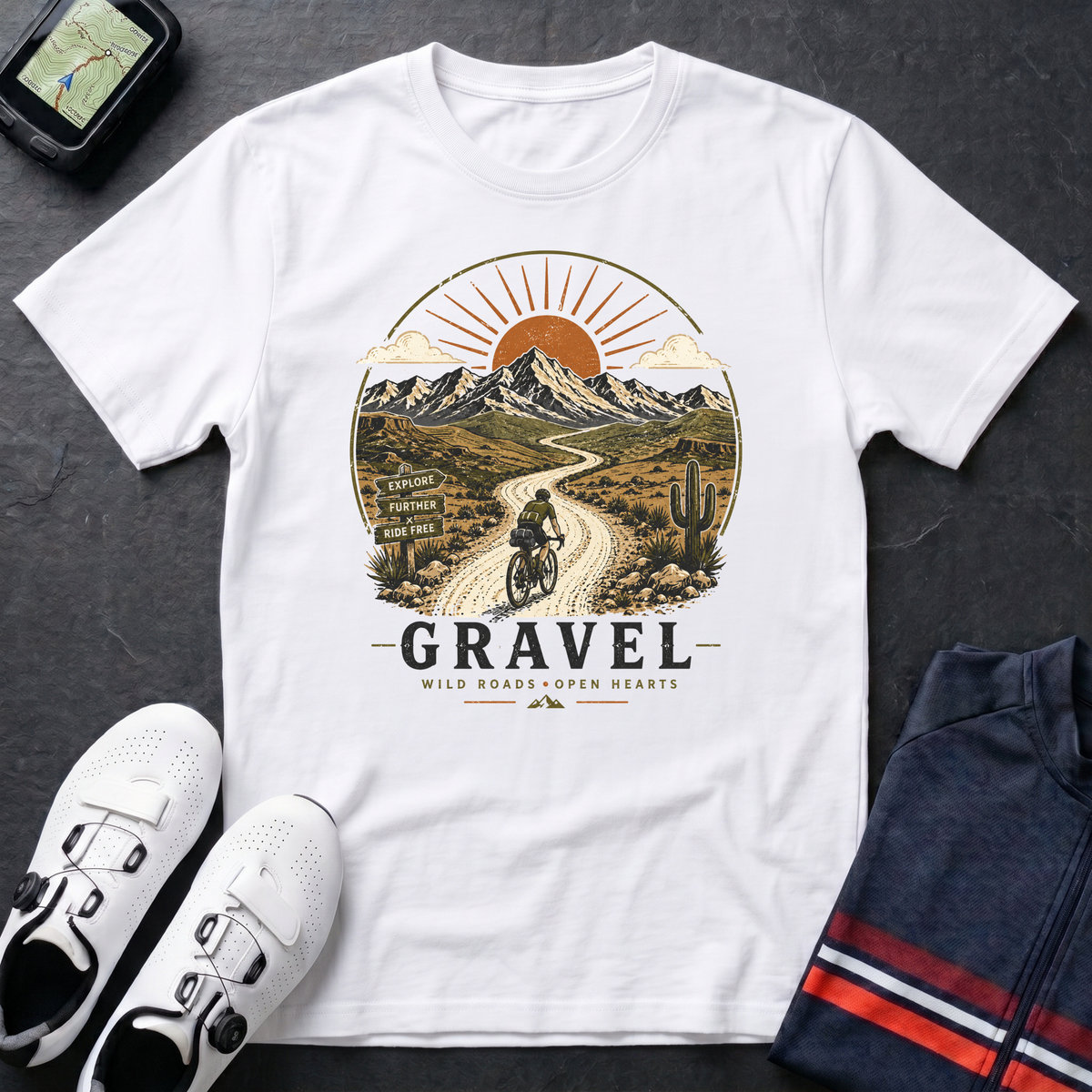 Gravel Wild Roads T-Shirt