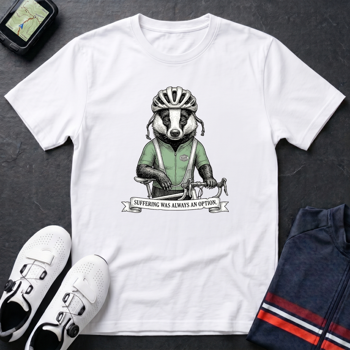 Badger Road Cyclist T-Shirt