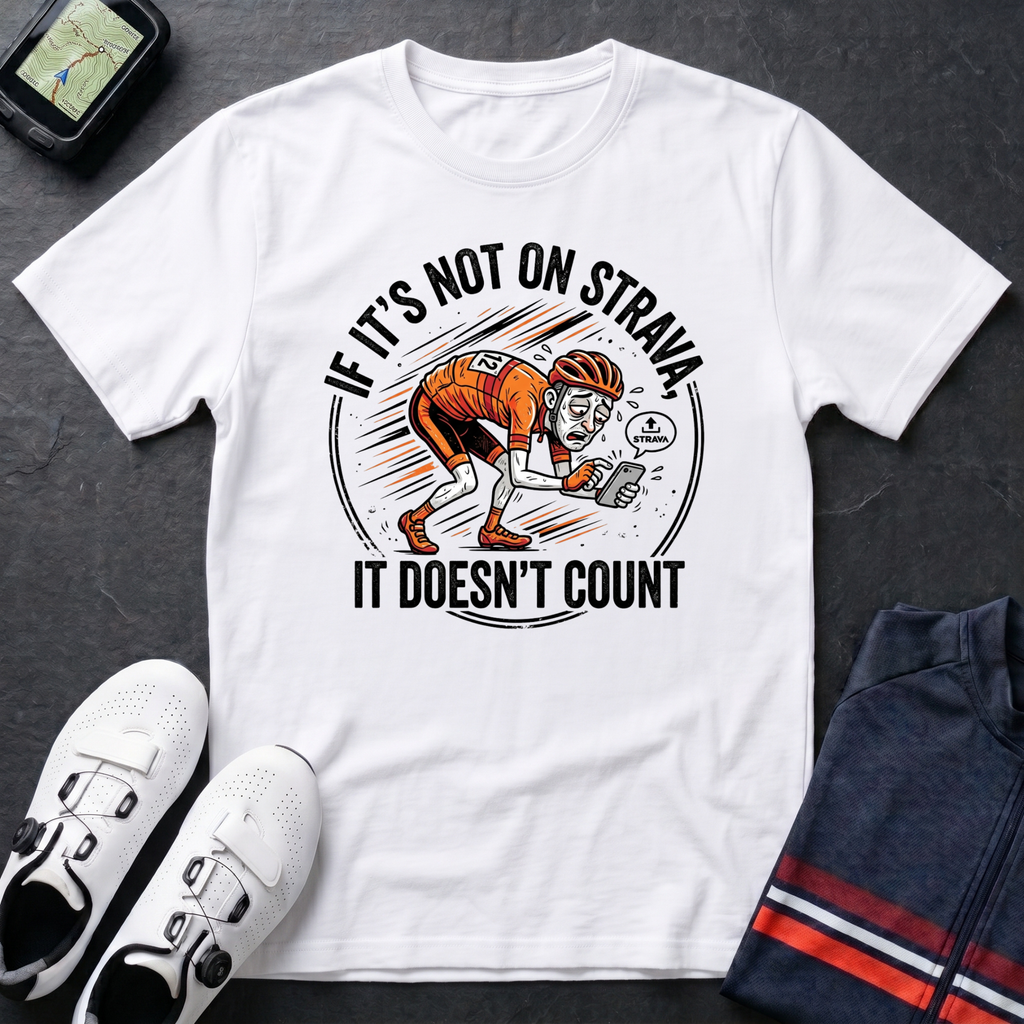 If It's Not On Strava T-Shirt