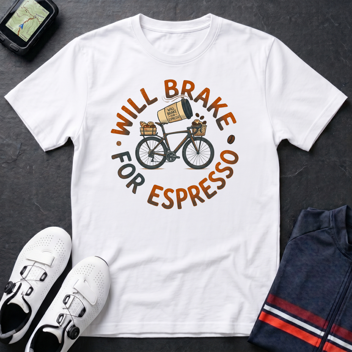 Will Brake For Espresso T-Shirt