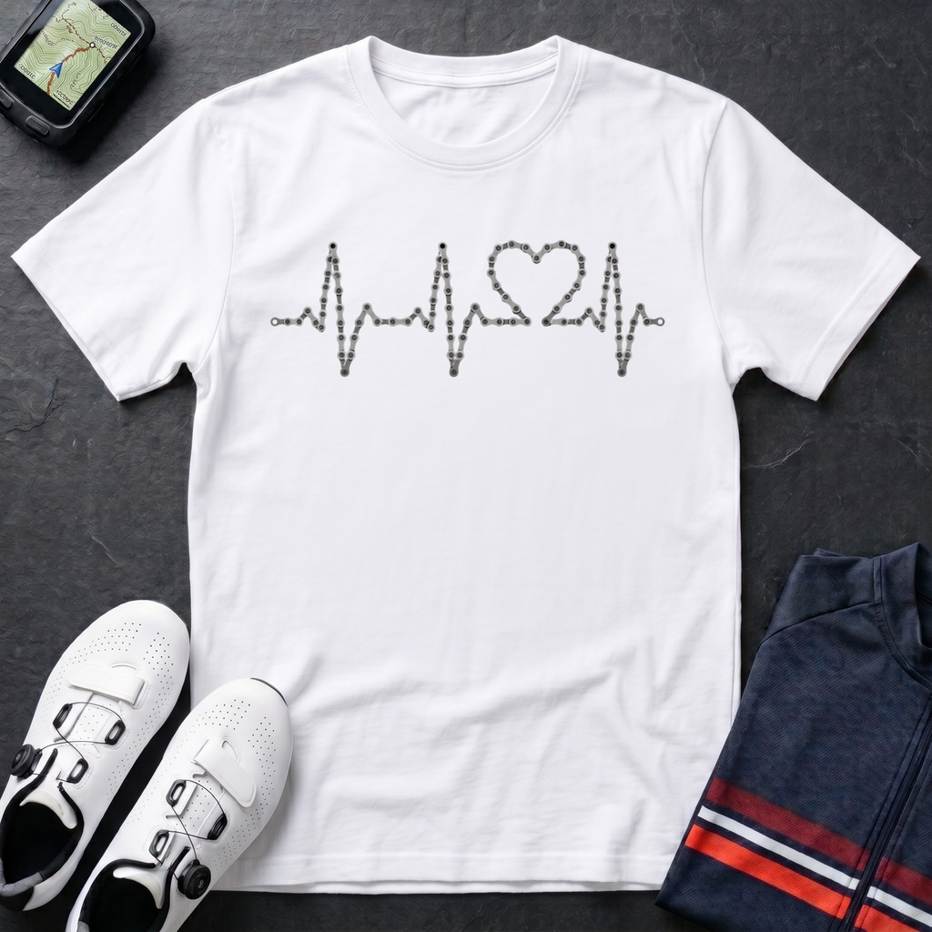 Bike Chain ECG T-Shirt