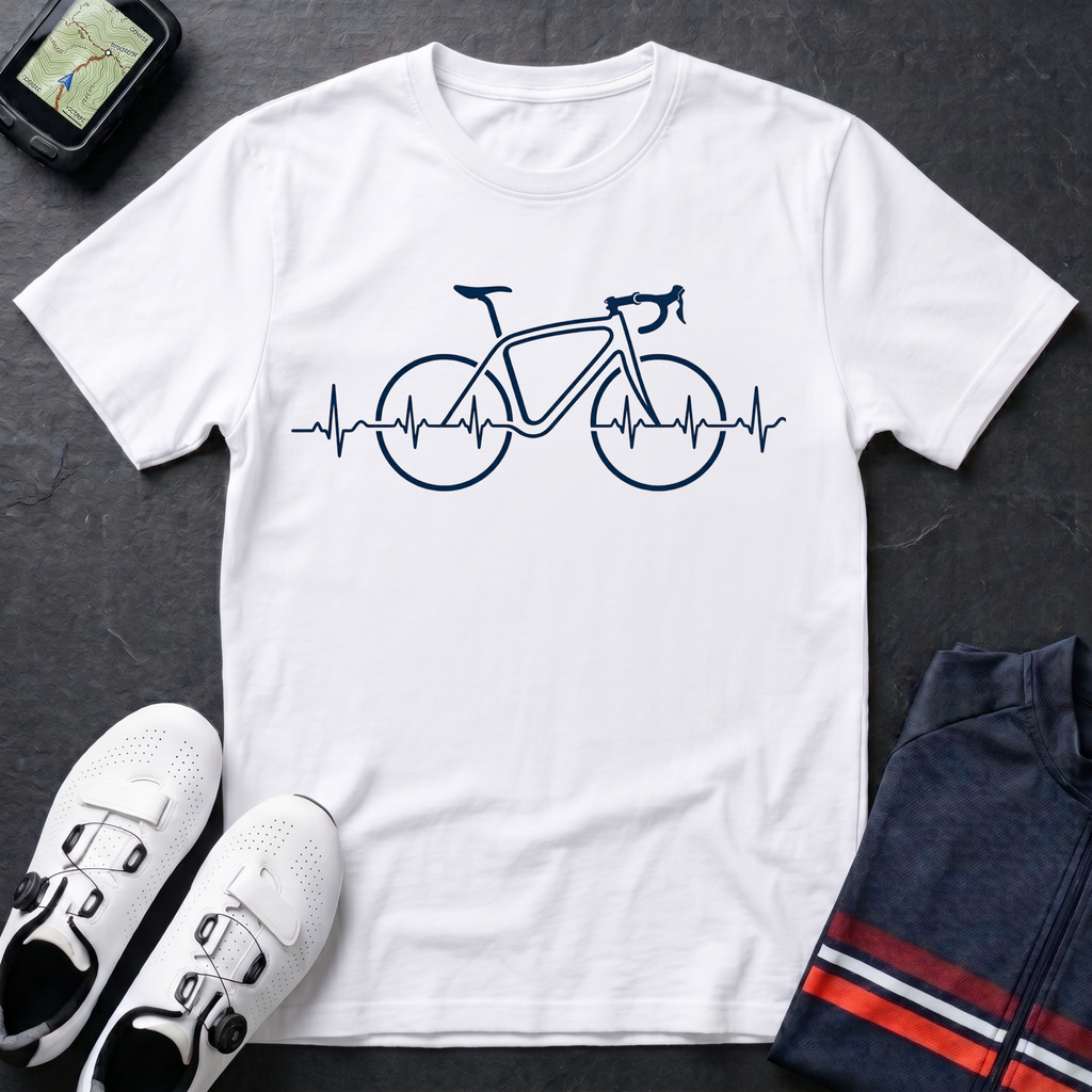 Road Bike ECG T-Shirt