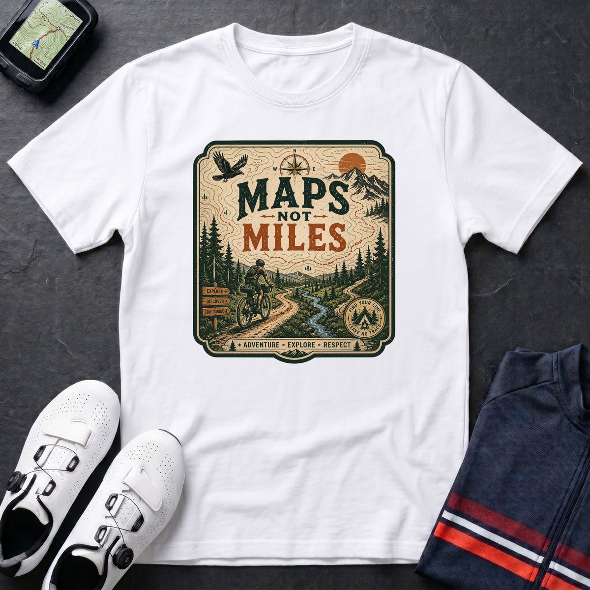 Maps Not Miles T-Shirt