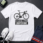 Lighter Wallet Lighter Bike T-Shirt