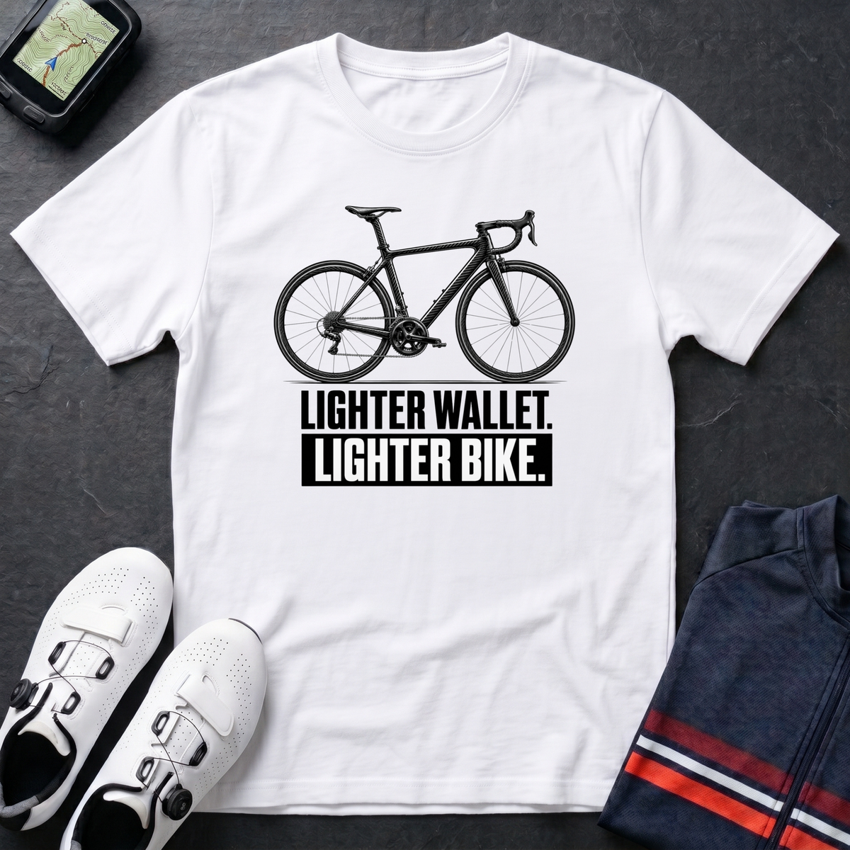 Lighter Wallet Lighter Bike T-Shirt
