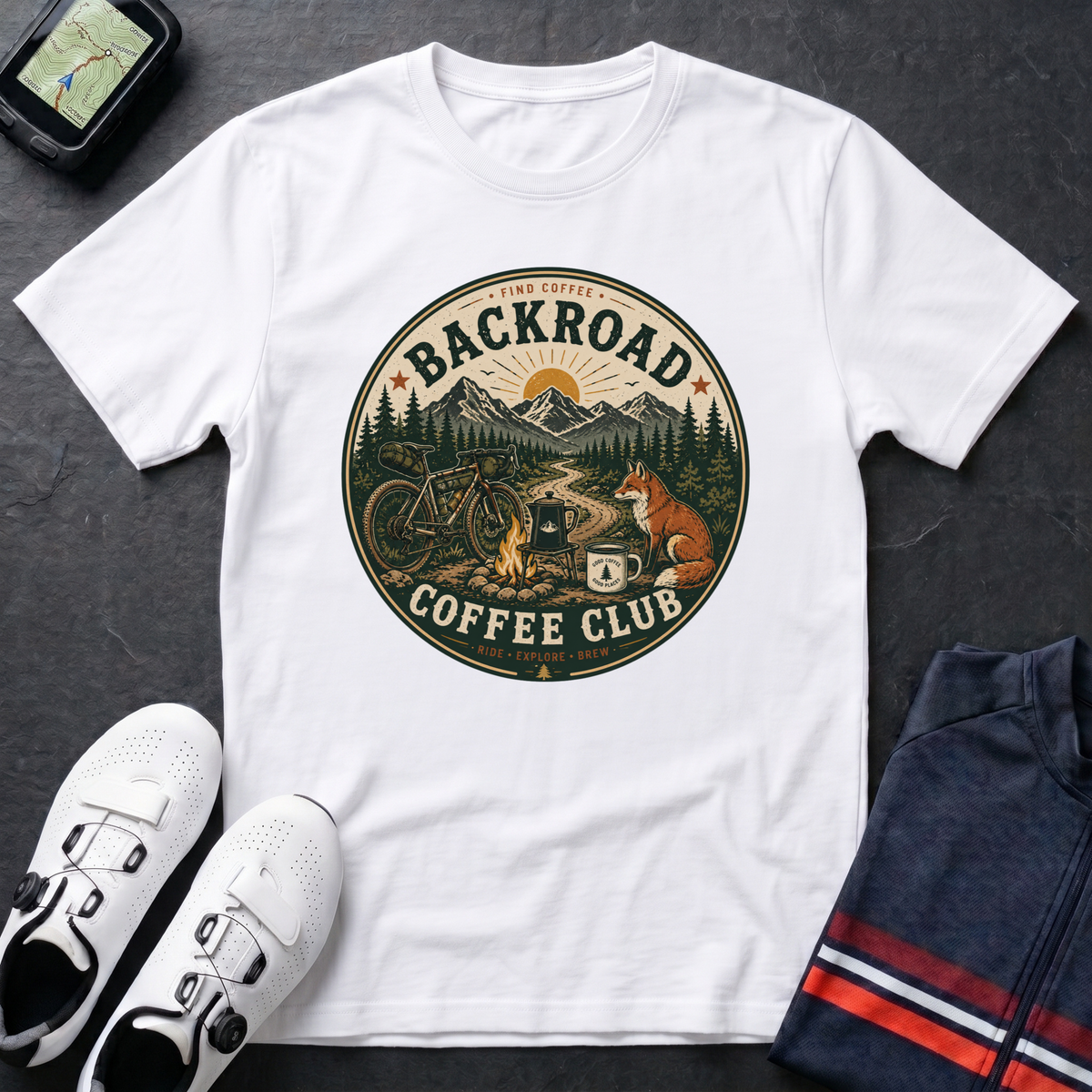 Backroad Coffee Club Badge T-Shirt