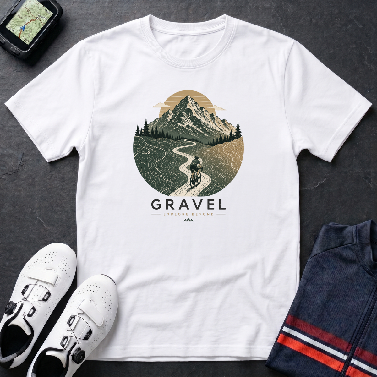 Gravel Explore Beyond T-Shirt